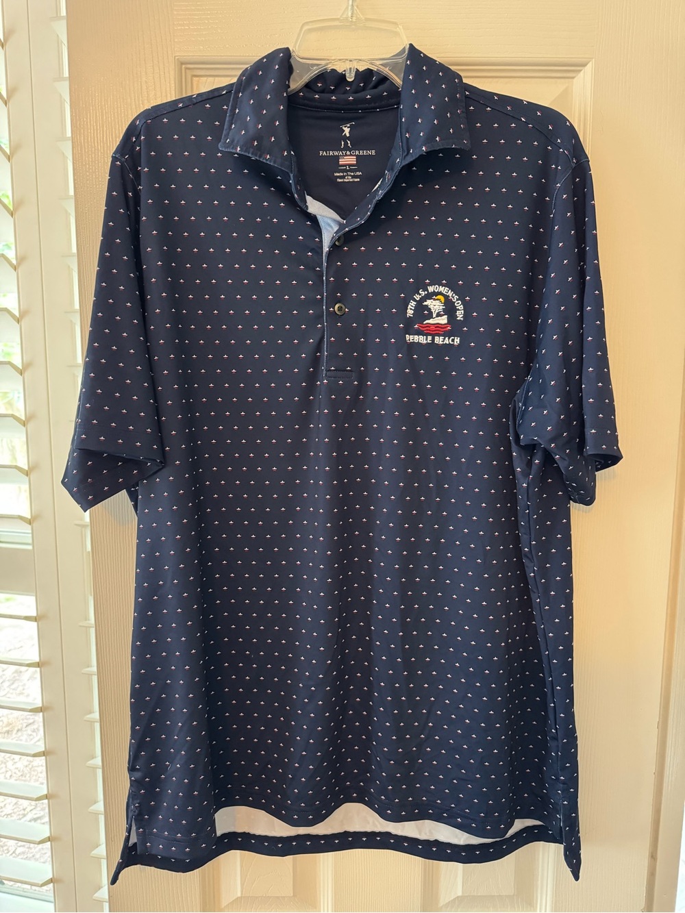 78th U.S. Women’s Open at Pebble Beach- Fairway & Greene Navy Polo